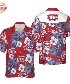 Montreal Canadiens Hawaii Floral, Hawaiian Beach Shirt Short Sleeve Montreal Canadiens Hawaii Floral, Hawaiian Beach Shirt Short Sleeve
