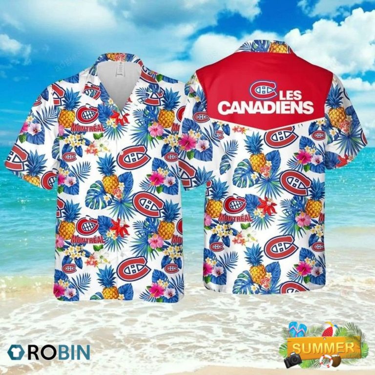Montreal Canadiens Hawaiian Shirt- Summer Beach Shirt