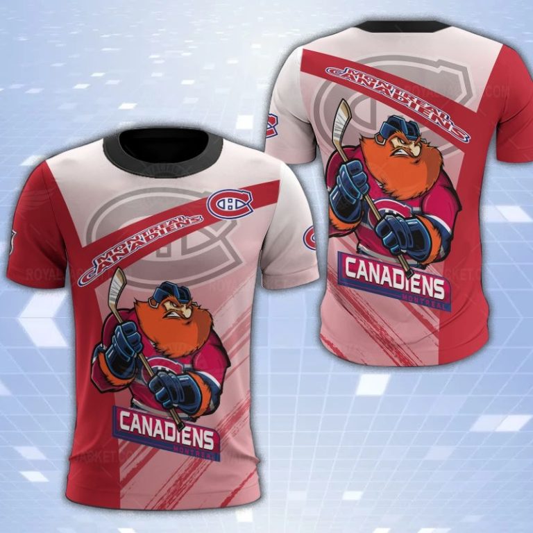 Montreal Canadiens Mascot 3D Print T-Shirt