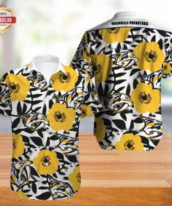 Nashville Predators Aloha Shirt, Hawaiian Beach Shirt Short Sleeve