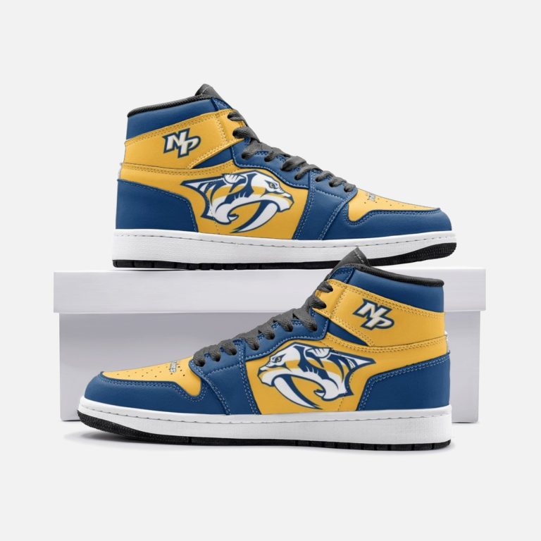 Nashville Predators Jordan 1 High Sneaker – Nashville Predators Custom Shoes