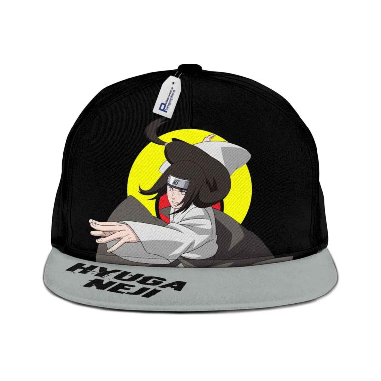 Neji Hyuga Snapback Hat Custom Naruto Anime Hat