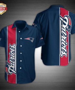 New England Patriots Casual Button-Down Shirt New England Patriots Casual Button-Down Shirt