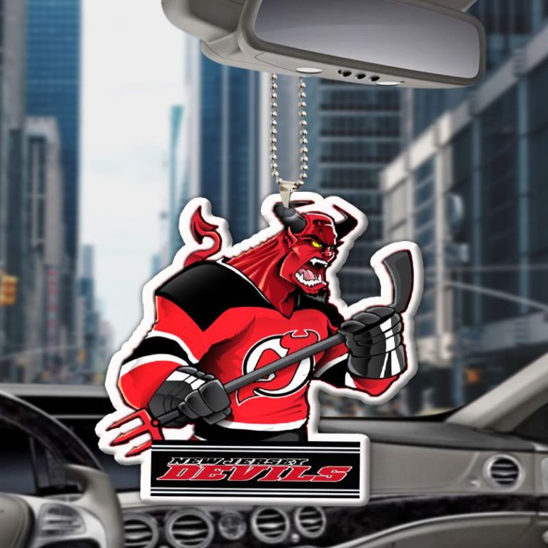 New Jersey Devils Mascot Acrylic Car Ornament