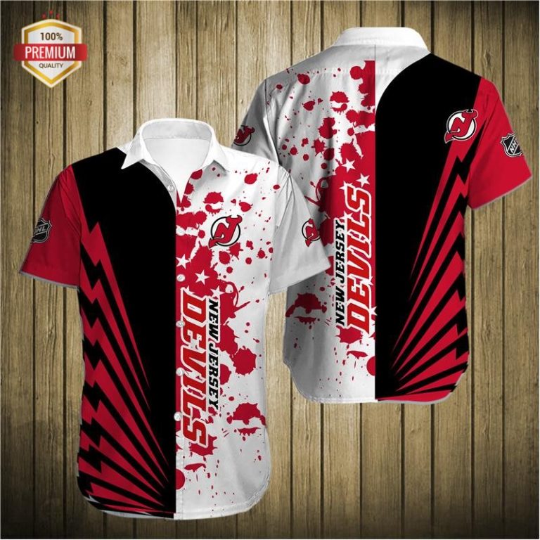 New Jersey Devils Casual Button-Down Shirt