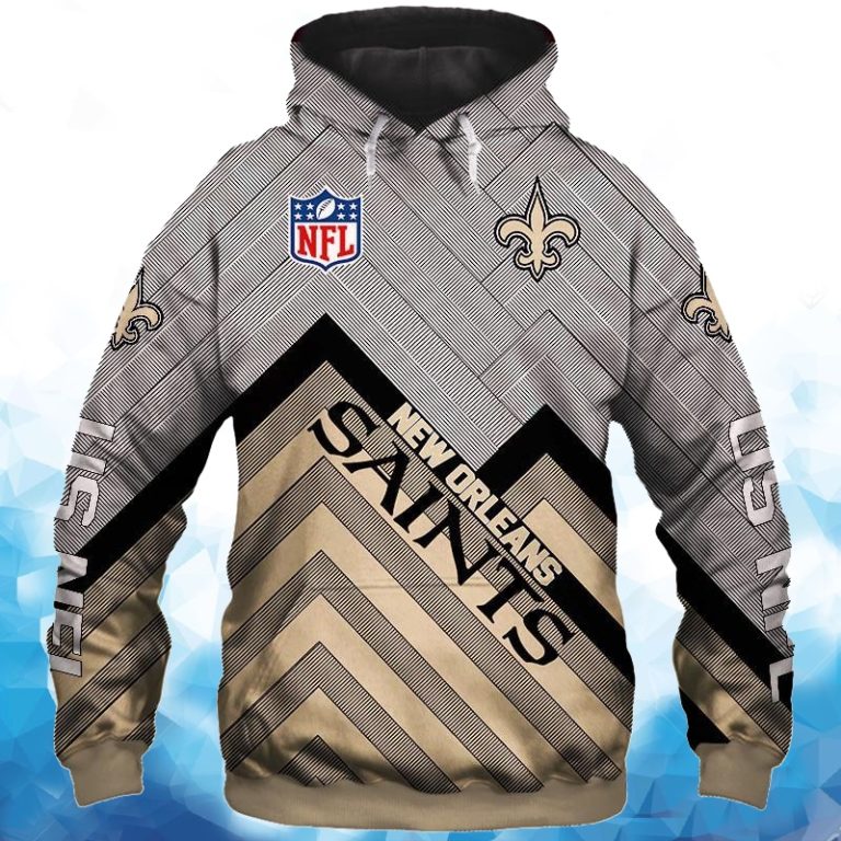 New Orleans Saints All Over Print Hoodie