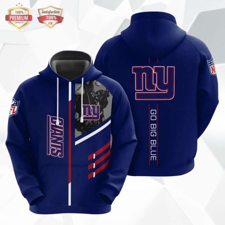 New York Giants Go Big Blue Hoodie
