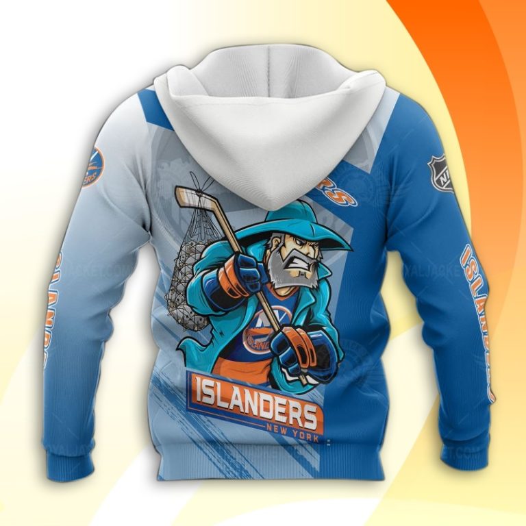 New York Islanders Hockey Mascot Aop Hoodie And Zip-Up