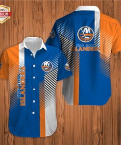 New York Islanders Short Sleeve Button Up Shirt