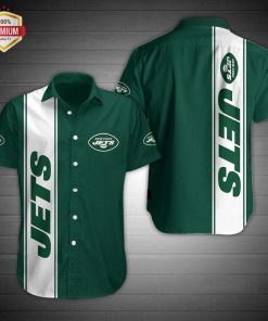New York Jets Casual Button-Down Shirt New York Jets Casual Button-Down Shirt