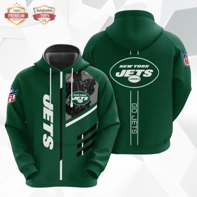 New York Jets Go Jets 3D Print Hoodie