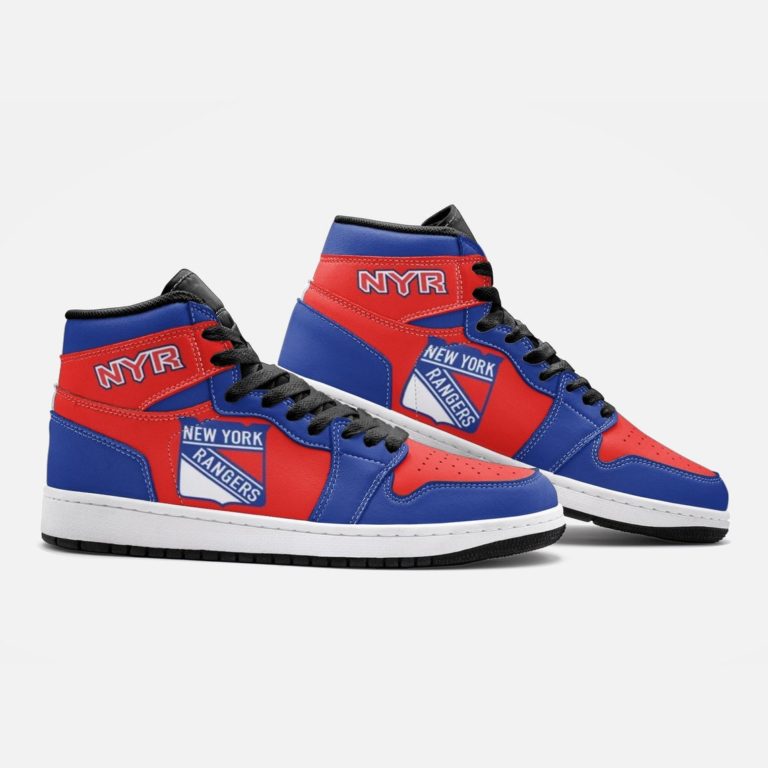 New York Rangers Hockey Team Sneakers – Custom New York Rangers JD 1 High