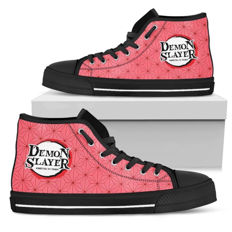 Nezuko Pattern High Top Shoes