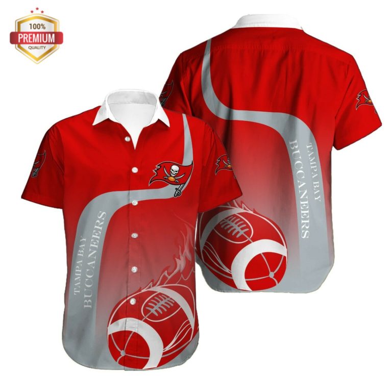 Nfl Tampa Bay Buccaneers Casual Button-Down Shirt