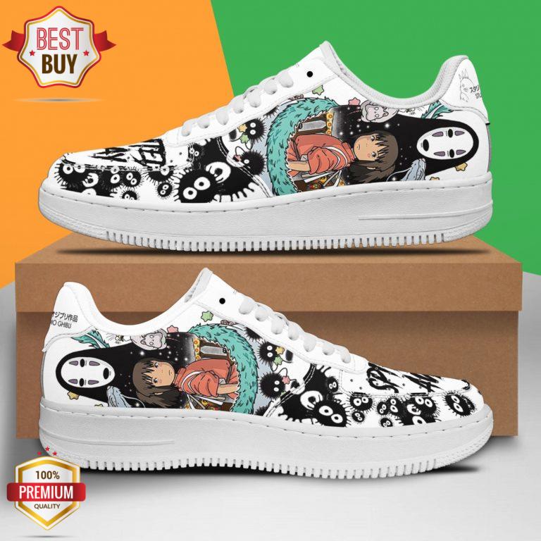 No Face Chichiro Spirited Away Anime Air Force 1 Shoes