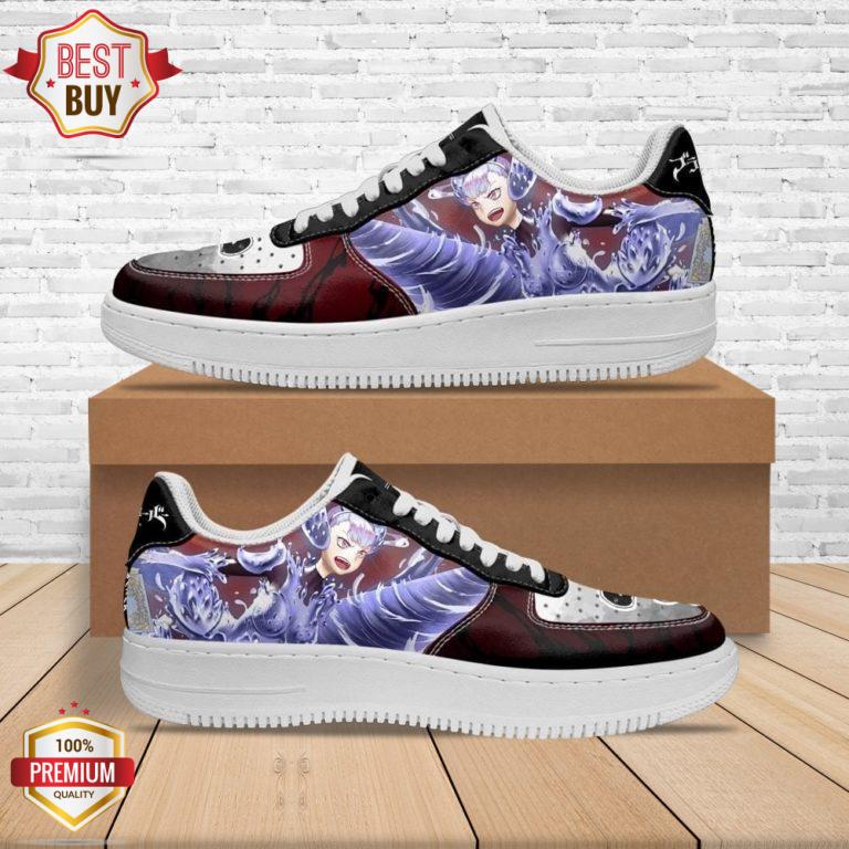 Noelle Silva Black Bull Knight Black Clover Anime Sneakers – Custom AF 1 Shoes