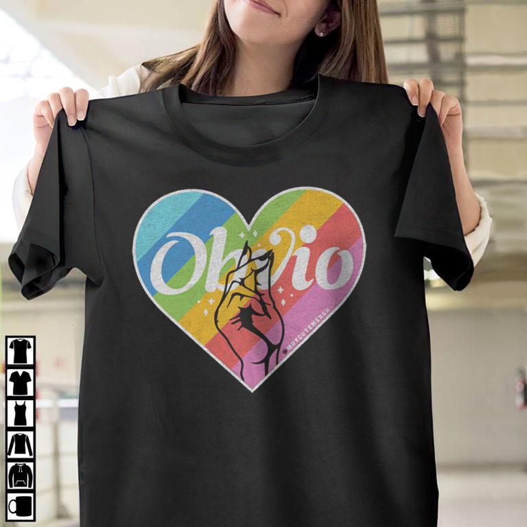 Obvio Pride Rainbow Heart T-Shirt