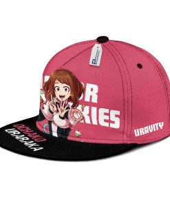 Ochako Uraraka Hat Cap My Hero Academia Anime Snapback Hat Ochako Uraraka Hat Cap My Hero Academia Anime Snapback Hat
