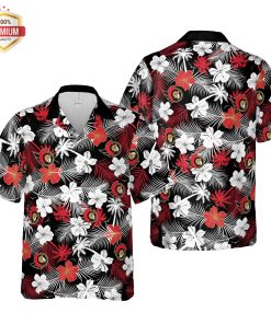 Ottawa Senators Hawaii, Hawaiian Beach Shirt Short Sleeve