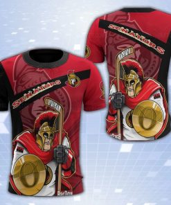 Ottawa Senators Mascot 3D Print T-Shirt