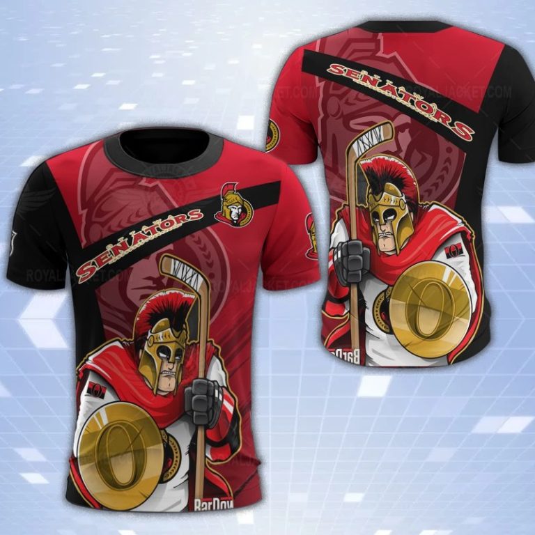 Ottawa Senators Mascot 3D Print T-Shirt