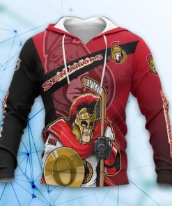 Ottawa Senators Hockey Mascot Aop Hoodie And Zip-Up