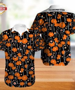 Philadelphia Flyers Hawaiian Shirt, Hawaiian Beach Shirt Short Sleeve