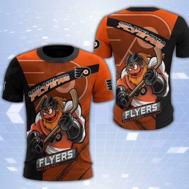 Philadelphia Flyers Mascot 3D Print T-Shirt