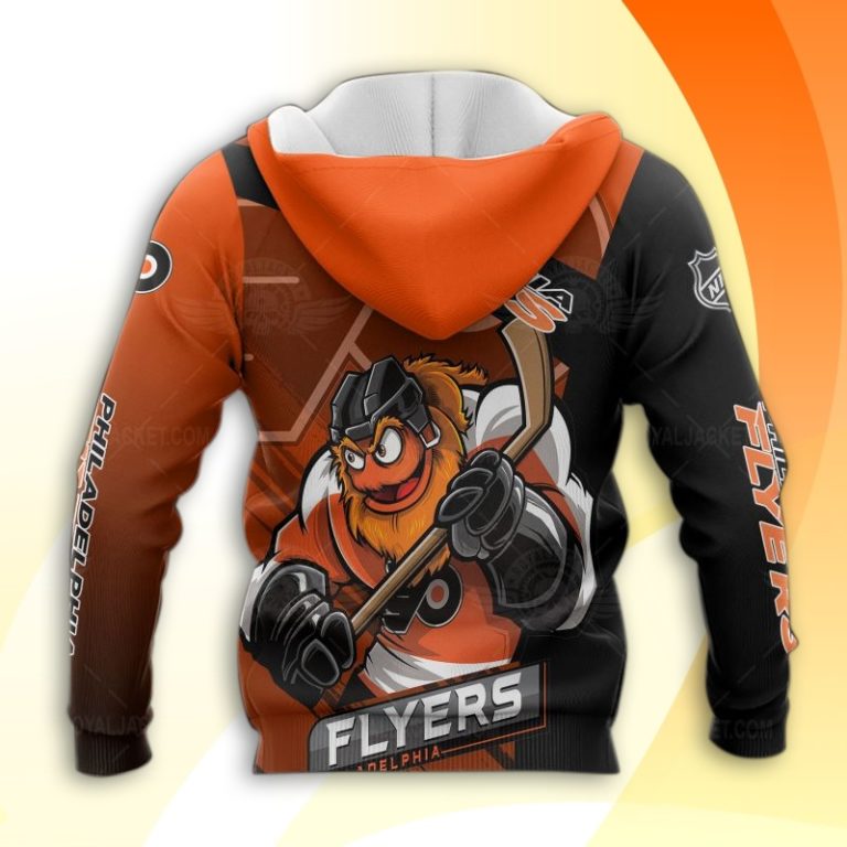Philadelphia Flyers Hockey Mascot 3D All Over Print Hoodie and Zip-up