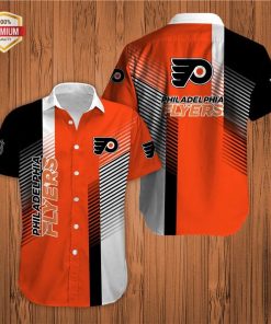 Philadelphia Flyers Short Sleeve Button Up Shirt
