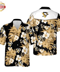 Pittsburgh Penguins Hawaii Floral, Hawaiian Beach Shirt Short Sleeve