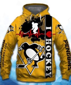 Pittsburgh Penguins All Over Print Hoodie