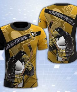 Pittsburgh Penguins Mascot 3D Print T-Shirt