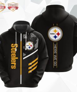 Pittsburgh Steelers Here We Go Hoodie