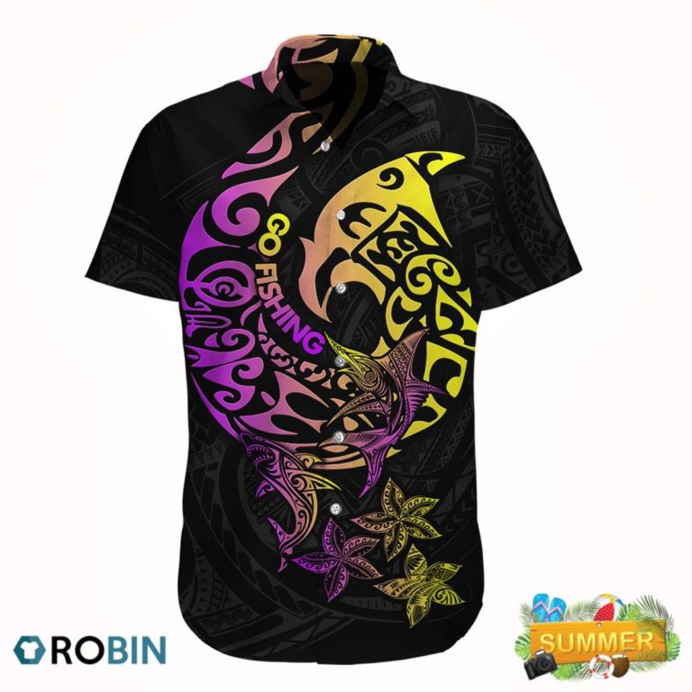 Polynesian Fishing Tattoo Hawaii Shirt