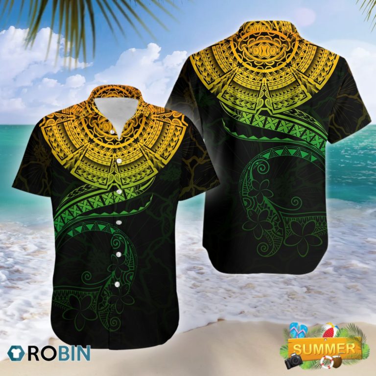 Polynesian Hawaii Shirt Summer Shirt, Aloha Shirt