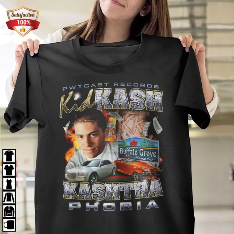 Pwtcast Records Kid Kash Kashtraphobia T-Shirt