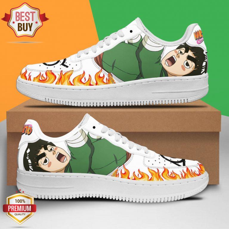 Rock Lee Naruto Anime Custom Air Force 1 Sneakers
