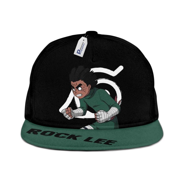 Rock Lee Snapback Hat Custom Naruto Anime Hat