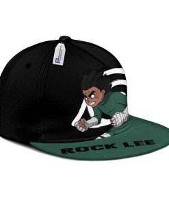 Rock Lee Snapback Hat Custom Naruto Anime Hat