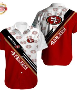 San Francisco 49ers( Short Sleeve Button Up Shirt)