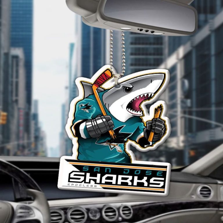 San Jose Sharks Mascot Acrylic Car Ornament