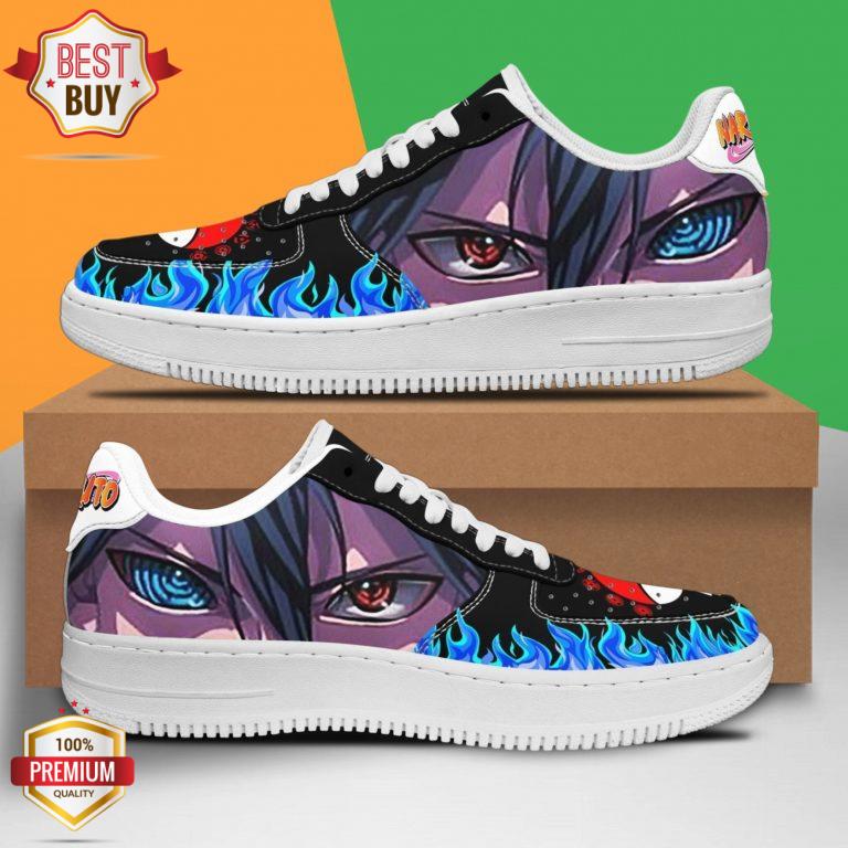 Sasuke Eyes Naruto Anime Custom Air Force 1 Shoes