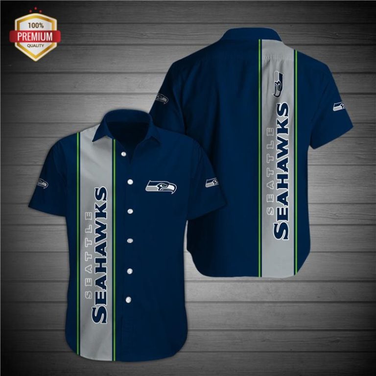 Seattle Seahawks Casual Button-Down Shirt
