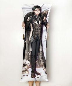 Sebastian Michaelis Body Pillow Cover and Inserts Black Butler