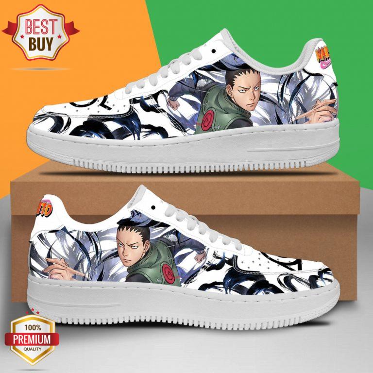Shikamaru Naruto Anime Custom Air Force 1 Sneakers
