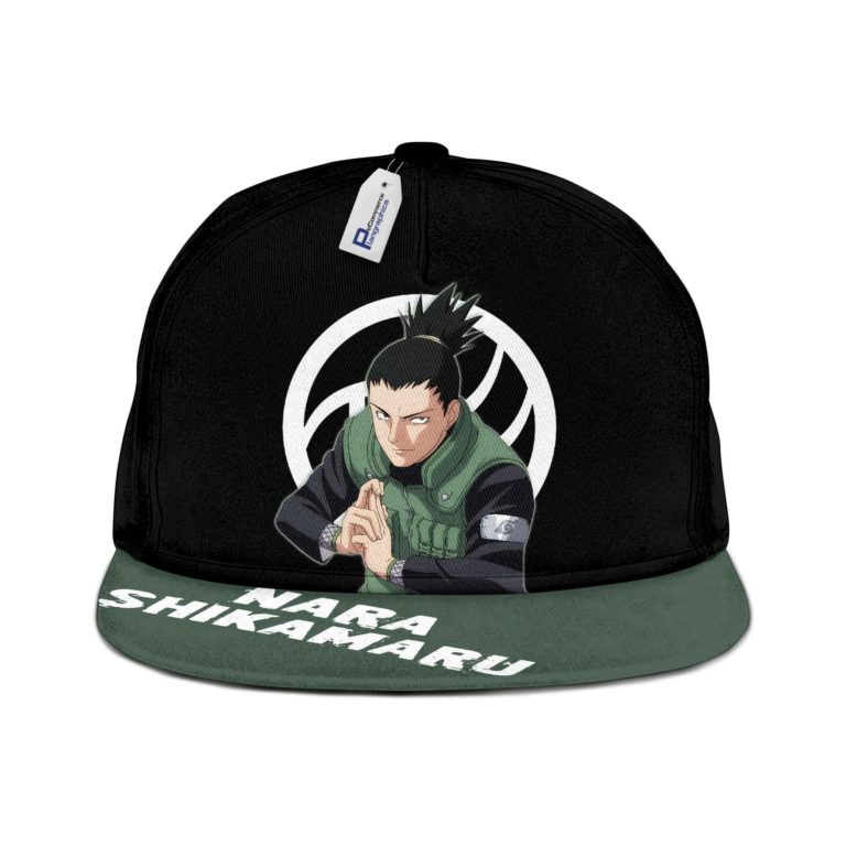 Shikamaru Nara Snapback Hat Custom Naruto Anime Hat