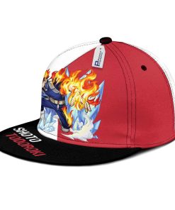 Shoto Todoroki Hat Cap My Hero Academia Anime Snapback Hat Shoto Todoroki Hat Cap My Hero Academia Anime Snapback Hat