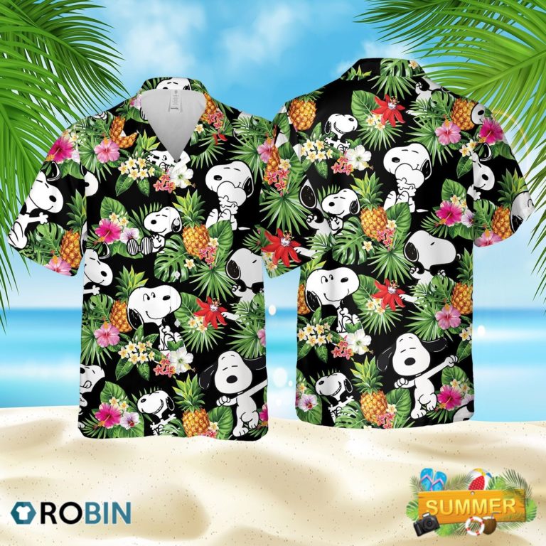 Snoopy Hawaiian Shirt Summer Shirt