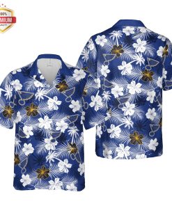 St. Louis Blues Hawaii Floral, Hawaiian Beach Shirt Short Sleeve